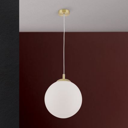 Luster na sajli MADIS 1xE27/60W/230V zlatan