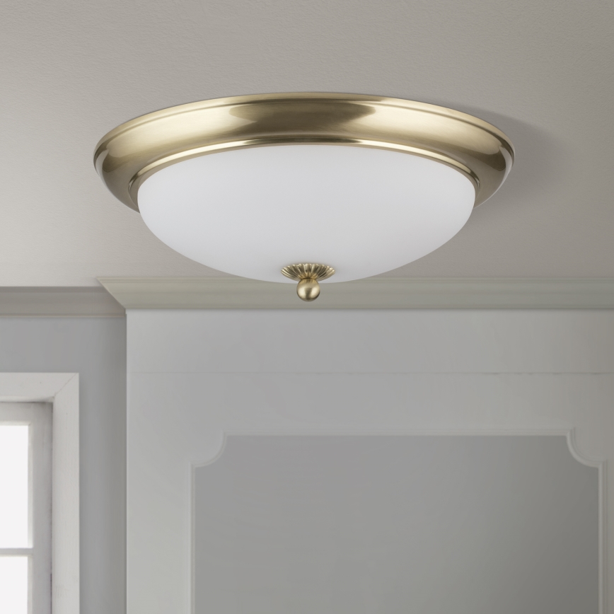 Plafonsko svetlo EMPIRA 2xE27/40W/230V prečnik 35,5 cm mesing