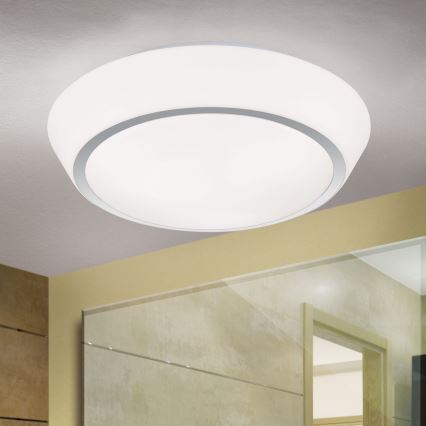 Kupatilsko plafonsko svetlo TENA 3xE27/60W/230V prečnik 38 cm IP44 belo