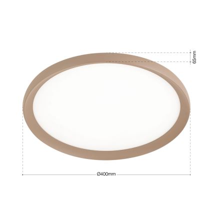 Plafonsko svetlo KANT LED, 30 W, 230 V, 2700/3000/4000 K, prečnik 40 cm, bež