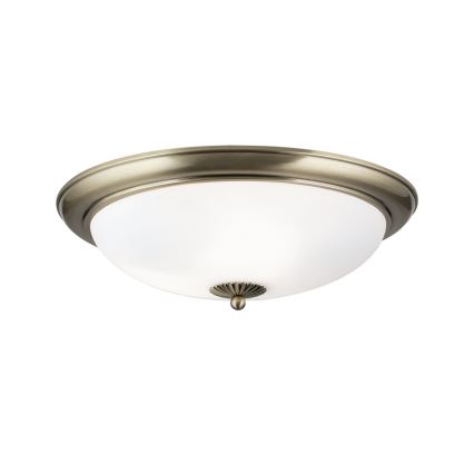 Plafonska lampa EMPIRA 3xE27/40W/230V, prečnik 48 cm, bronza
