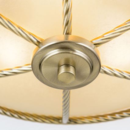 Plafonsko svetlo MAURO 3xE27/60W/230V prečnik 42 cm bronza