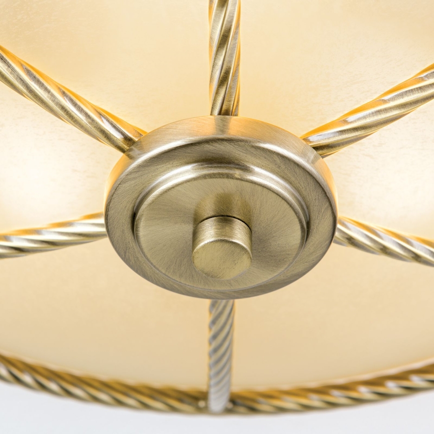 Plafonsko svetlo MAURO 3xE27/60W/230V prečnik 42 cm bronza