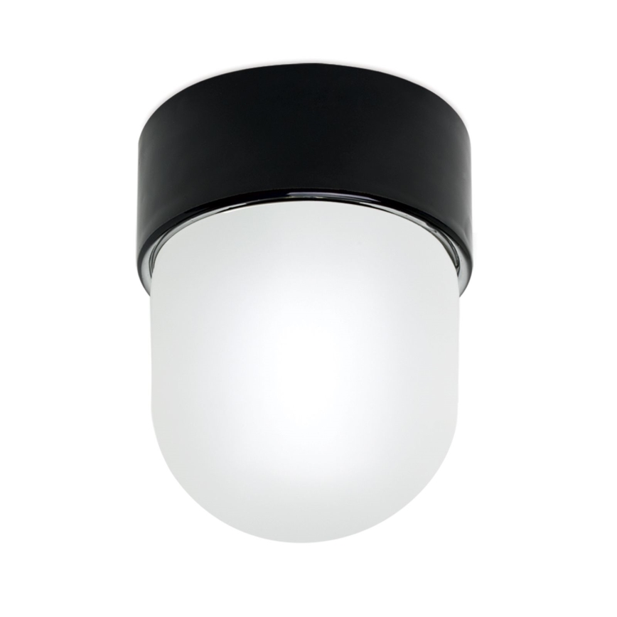 Plafonsko svetlo OSTIA 1xE27/40W/230V prečnik 9,8 cm crno