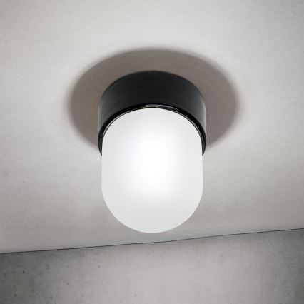 Plafonsko svetlo OSTIA 1xE27/40W/230V prečnik 9,8 cm crno
