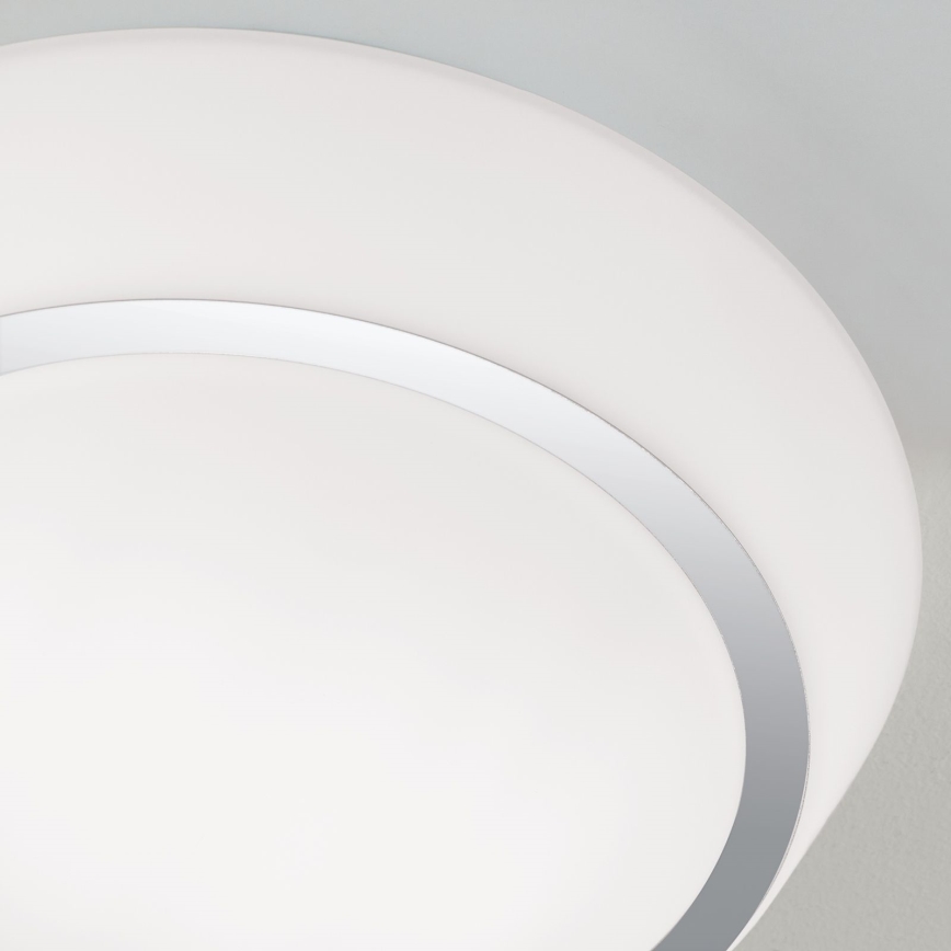 Plafonsko svetlo za kupatilo TENA 2xE27/60W/230V, prečnik 30 cm, IP44, belo