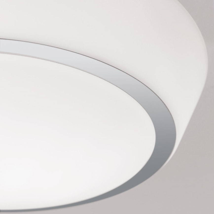Plafonsko svetlo za kupatilo TENA 2xE27/60W/230V, prečnik 30 cm, IP44, belo