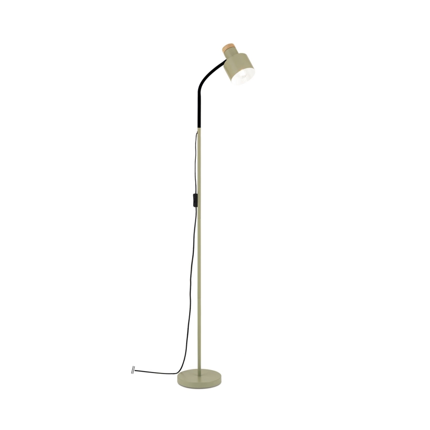 Podna lampa GILI 1xE27/40W/230V zelena