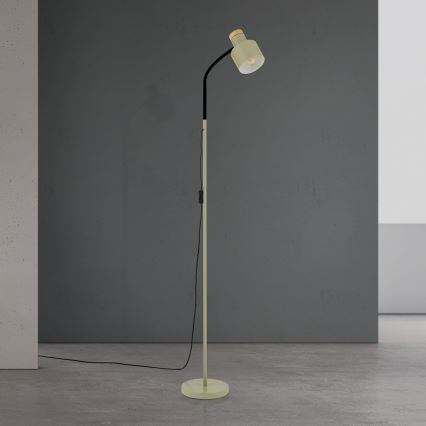 Podna lampa GILI 1xE27/40W/230V zelena
