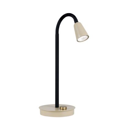 Prigušiva fleksibilna stona lampa DOTTY 1xGU10/10W/230V bež/crna