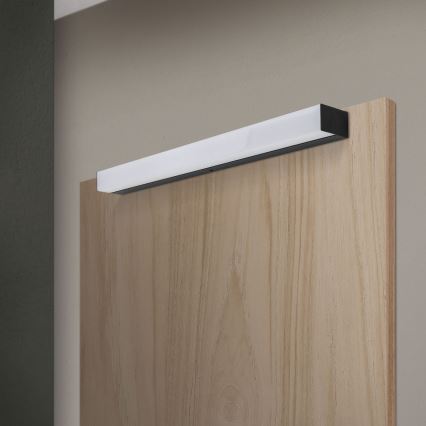 LED osvetljenje za kupatilsko ogledalo HORIZON LED/12W/230V 3000/4000K 60 cm IP44 crna