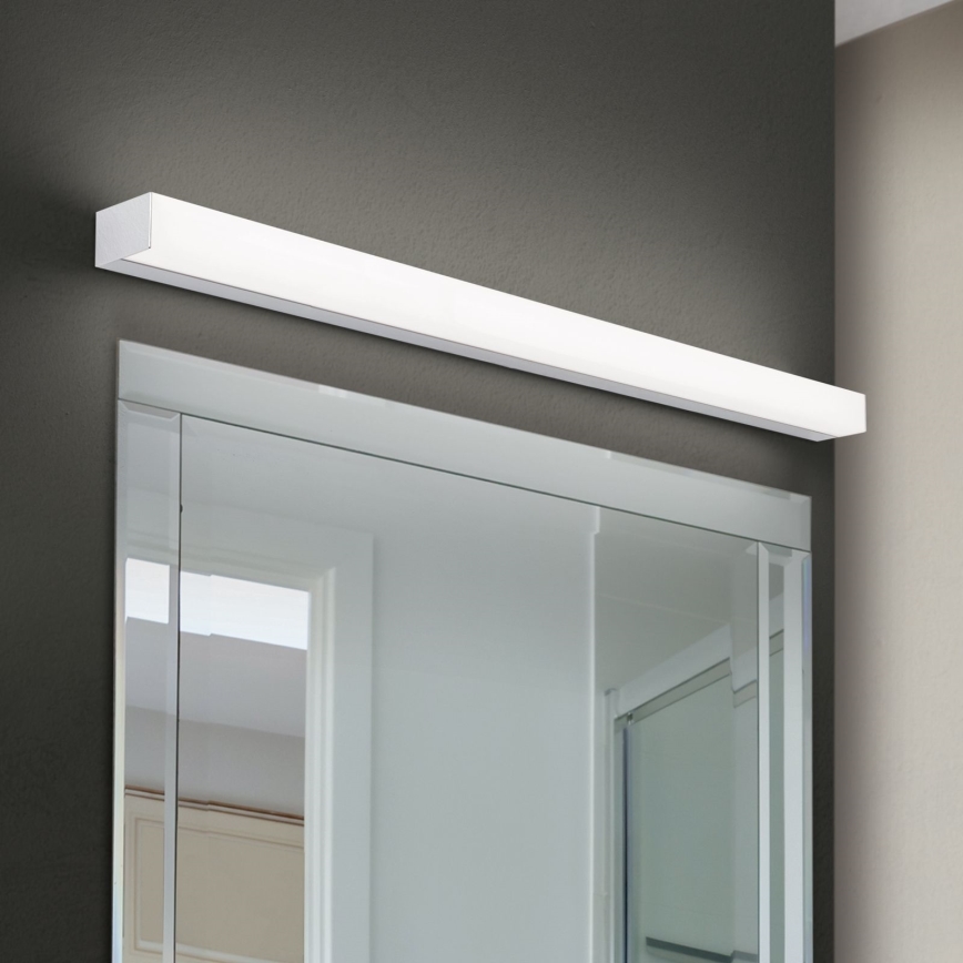 LED osvetljenje za kupatilsko ogledalo HORIZON LED/18W/230V 3000/4000K 90 cm IP44 srebrno