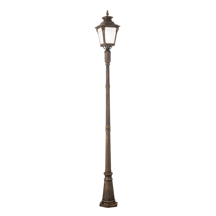 Spoljašnja lampa AIKO 1xE27/60W/230V 240 cm IP23 bronza/patina