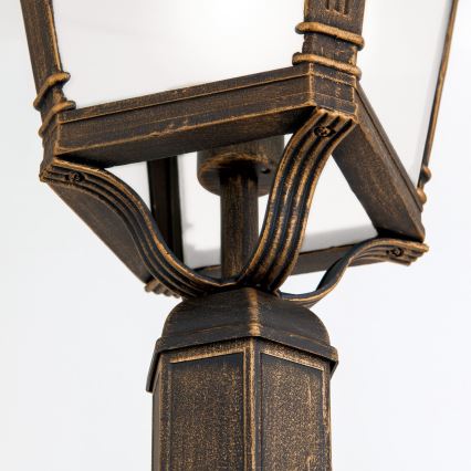 Spoljašnja lampa AIKO 1xE27/60W/230V 240 cm IP23 bronza/patina