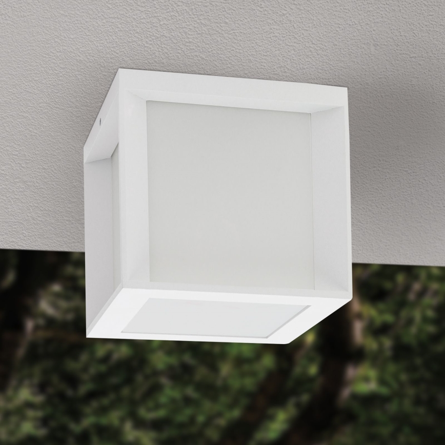 Spoljašnja svetiljka HENRY 1xE27/15W/230V 16x16 cm IP44 bela
