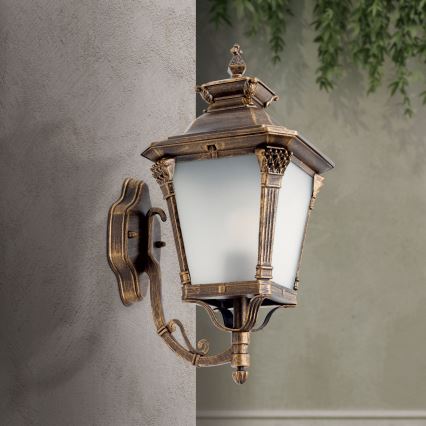 Spoljašnja zidna lampa AIKO 1xE27/60W/230V IP23 bronza/patina