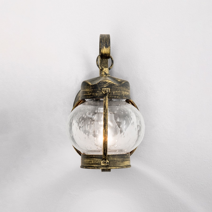 Spoljna zidna lampa TAVERNA 1xE27/60W/230V IP23 bronza/patina