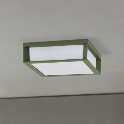 Spoljašnja svetiljka HENRY 2xE27/15W/230V 26x26 cm IP44 zelena