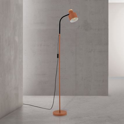 Stojeća lampa GILI 1xE27/40W/230V ciglasta