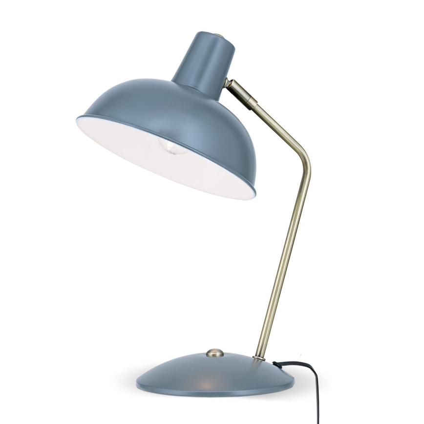 Stona lampa FEDRA 1xE14/40W/230V siva/mesing