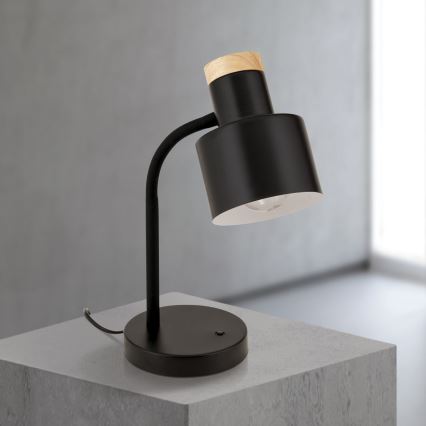 Stona lampa GILI 1xE27/40W/230V crna