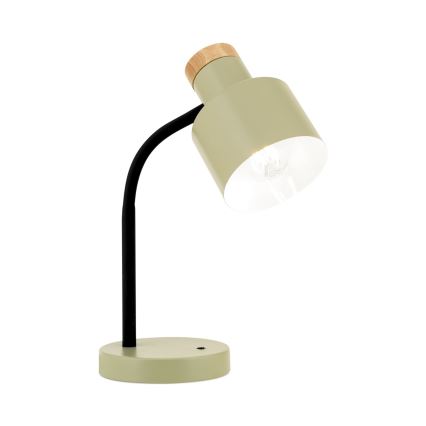 Stona lampa GILI 1xE27/40W/230V zelena