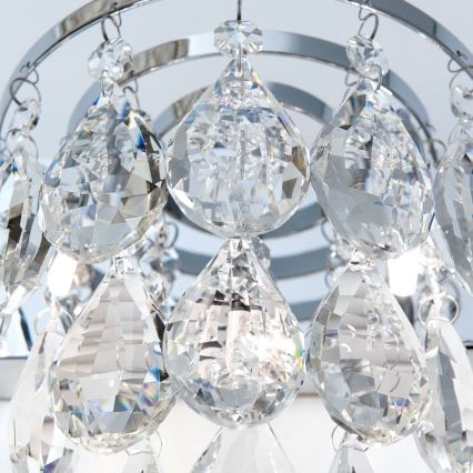 Kristalna zidna lampa CELESTE 2xG9/40W/230V, sjajni hrom
