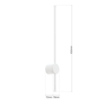 LED osvetljenje za kupatilsko ogledalo FERDINAND LED/12W/230V IP54 bela