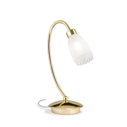 Stona lampa CARLA 1xG9/28W/230V zlatna