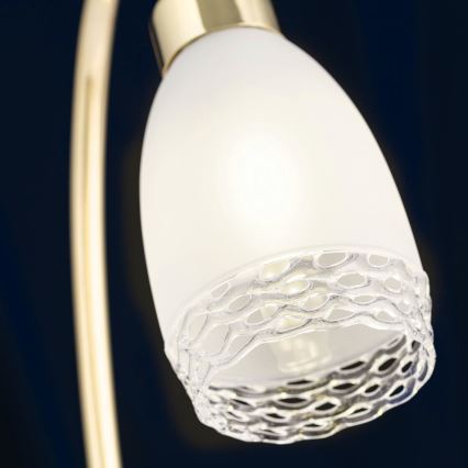 Stona lampa CARLA 1xG9/28W/230V zlatna