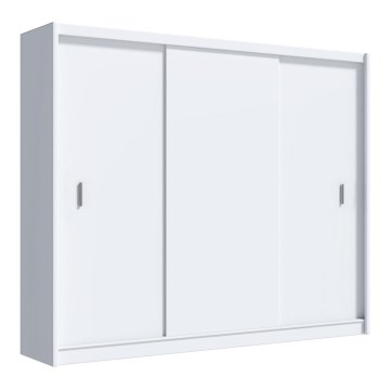 Ormar sa kliznim vratima SAPHIRA 250x215 cm, beo