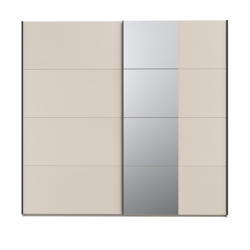 Ormar sa ogledalom ODEN 220x210 cm bež
