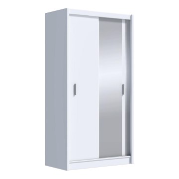 Ormar sa ogledalom SABRINA 120x215 cm beo