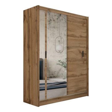 Ormar sa ogledalom SABRINA 180x215 cm, hrast woltan
