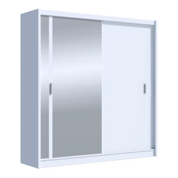 Ormar sa ogledalom SABRINA 203x215 cm beli