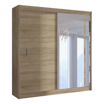 Ormar sa ogledalom SABRINA 203x215 cm hrast sonoma