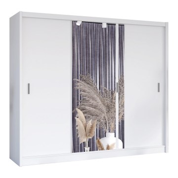 Ormar sa ogledalom SABRINA 250x215 cm beo