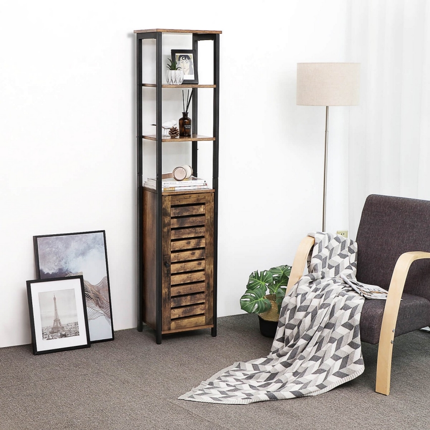 Ormarić FIRA braon/crni