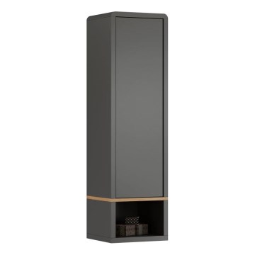 Ormarić sa otvorenom policom FRED antracit/hrast artisan