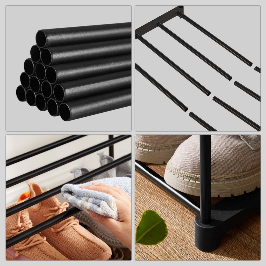 Ormarić za cipele ALVORO crni