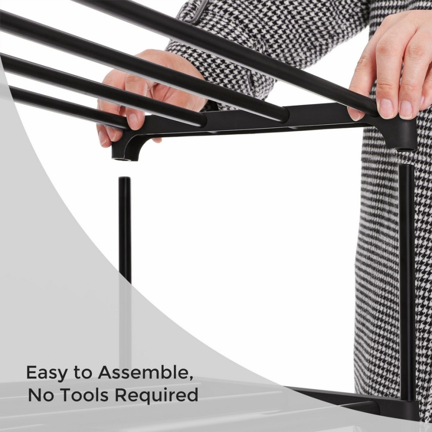 Ormarić za cipele ALVORO crni