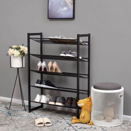 Ormarić za cipele ALVORO, crni