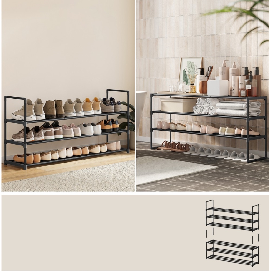 Ormarić za cipele ALVORO crni