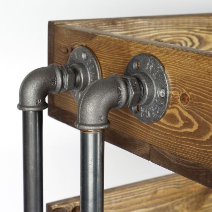 Ormarić za cipele BORU 50x90 cm, crna/smreka