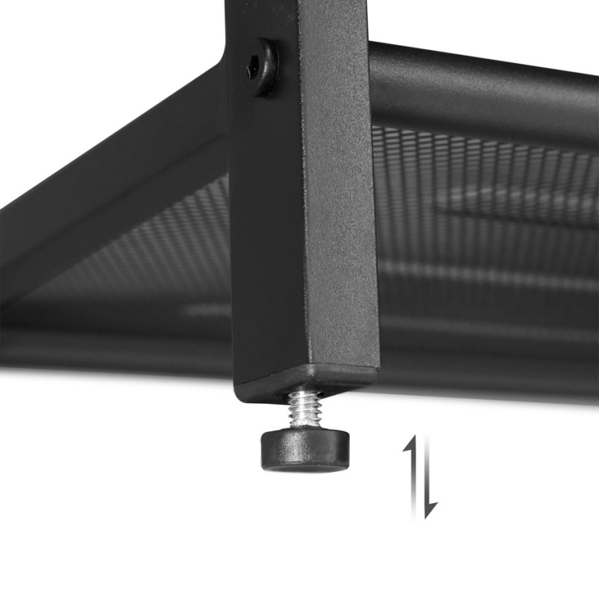 Ormarić za cipele DAVOR braon/crna