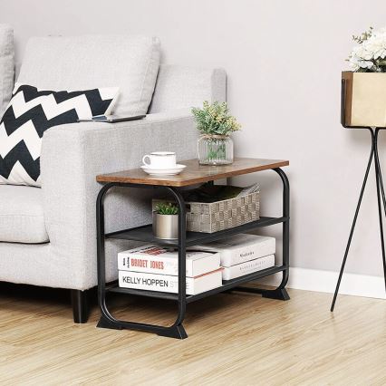 Ormarić za cipele DAVOR braon/crna