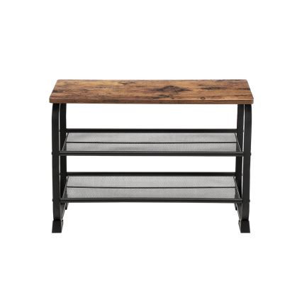 Ormarić za cipele DAVOR braon/crna