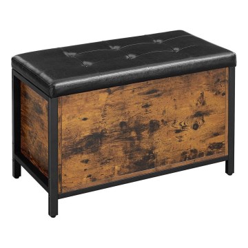 Ormarić za cipele VOREN braon/crna