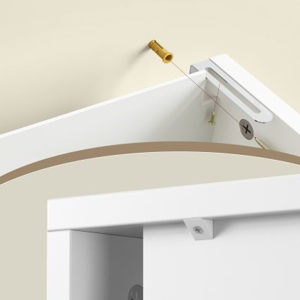 Ormarić za kupatilo NICO, beo