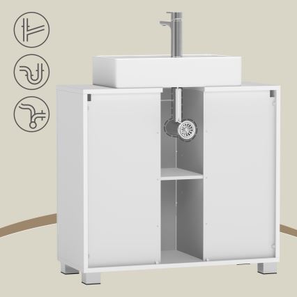 Ormarić za kupatilo NICO, beo